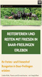 Mobile Screenshot of friesenhof-bungarten.de